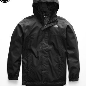 Black North Face Rain Jacket